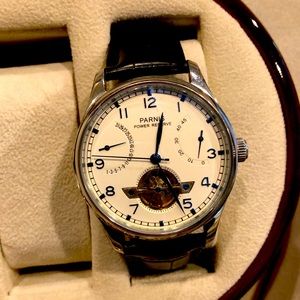 Parnis Power Reserve Watch